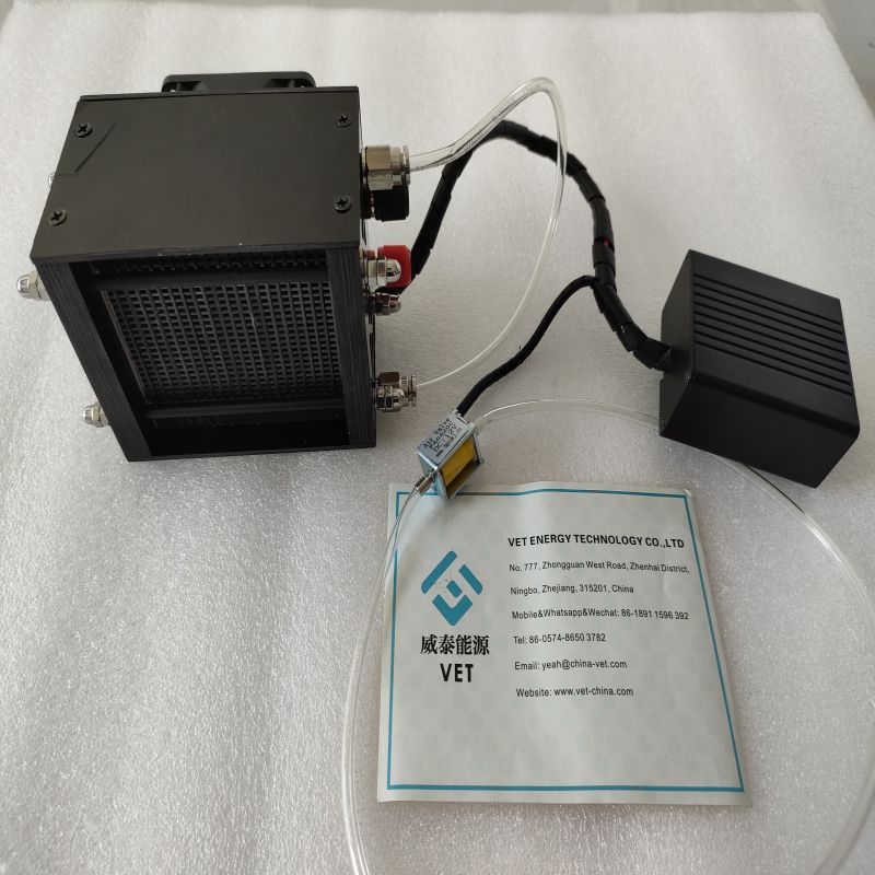 Ngăn xếp tế bào nhiên liệu hydro Pemfc Stack kim loại tế bào nhiên liệu hydro lưỡng cực 100w cho máy bay không người lái