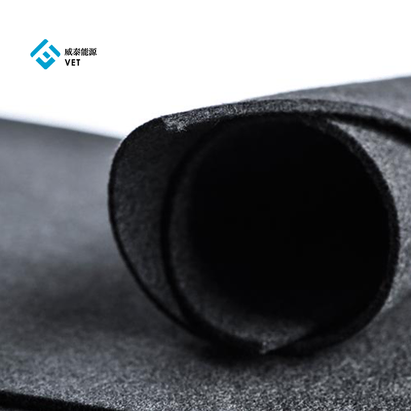 Sợi carbon VBF cảm thấy cho các điện cực dòng chảy dòng liguid